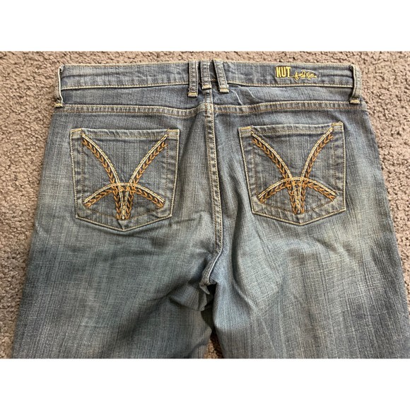 KUT from the Kloth Straight Leg Denim Jeans Women's 8 Blue KP0011AM03DL Bootcut - Picture 2 of 7